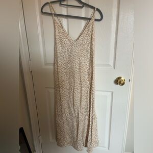 Gap Leopard print maxi dress, size 6